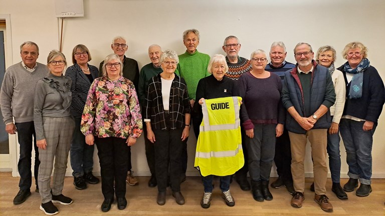 De frivillige guider bag Oplevelsesturene i 2025