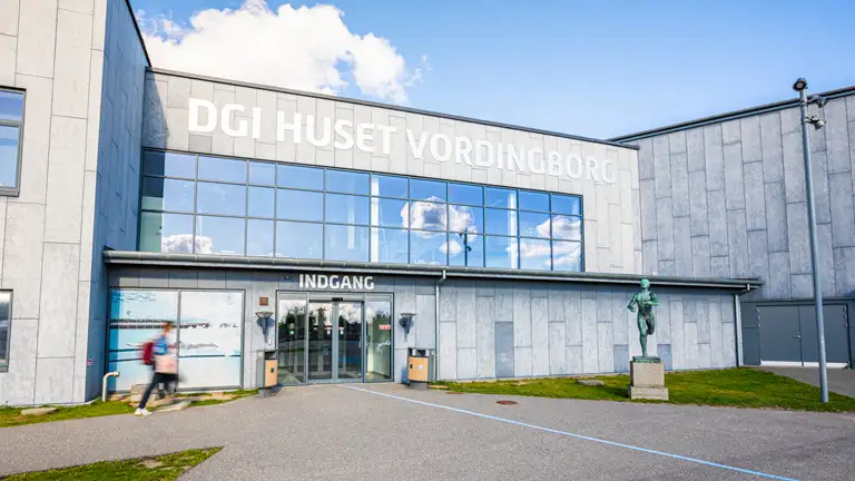 Billede af indgangspartiet hos DGI Huset Vordingborg
