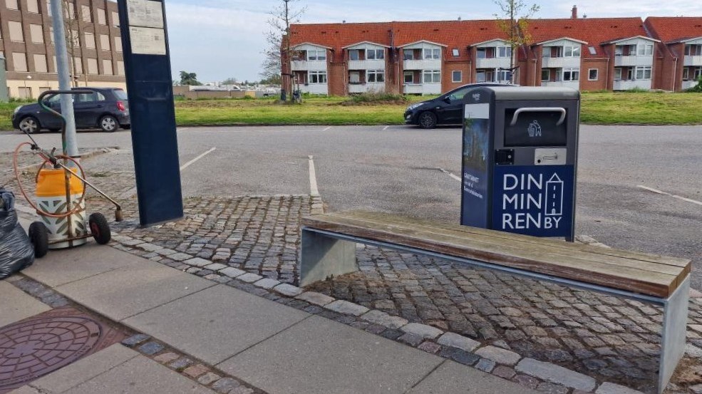 Rengjort bymidte i Vordingborg