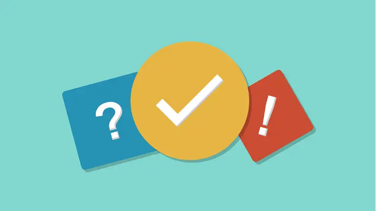 Logo, der illustrerer quiz