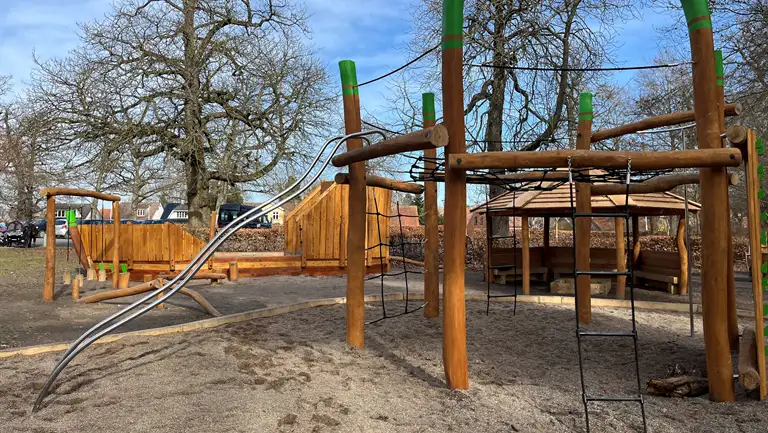 Ny legeplads ved Kirkeskoven