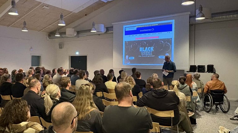 Forældre i sal til nikotin stop forløb